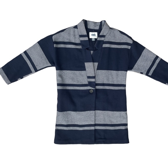 Old Navy Jackets & Blazers - Old Navy Navy and White Striped Jacket
